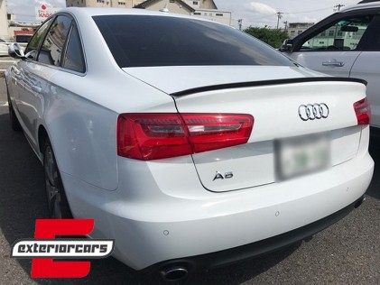 Lip bunkera S-line dizajn (mat crna) / Audi A6 C7 4G 4 vrata (2011-2018), TSAUA64G