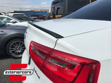 Lip bunkera S-line dizajn (mat crna) / Audi A6 C7 4G 4 vrata (2011-2018), TSAUA64G