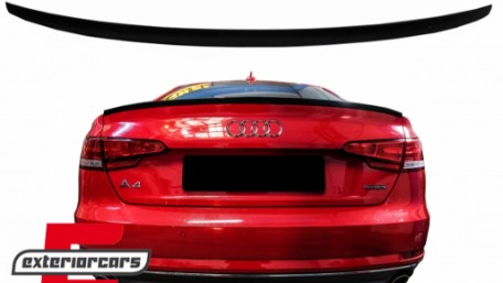 Lip bunkera S-line dizajn (piano crna) / Audi A4 B9 limuzina (2016-2024), TSAUA4B9PB