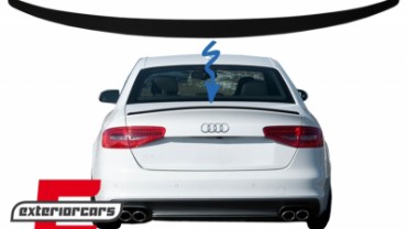 Lip bunkera S4 dizajn (mat crna) / AUDI A4 B8 limuzina (2008-2015), TSAUA4B8