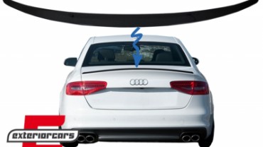 Lip bunkera S4 dizajn (piano crna) / Audi A4 B8 limuzina (2008-2015), TSAUA4B8PB