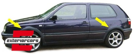 Lukovi kotača (crna) / VW Golf 3 (1991-1997), 37873