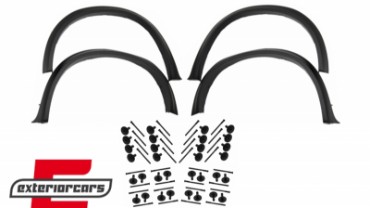 Lukovi kotača M-dizajn & 32 komada plastičnih spojnica / BMW X5 E70 (2007-2013), COWABME70CLIPS