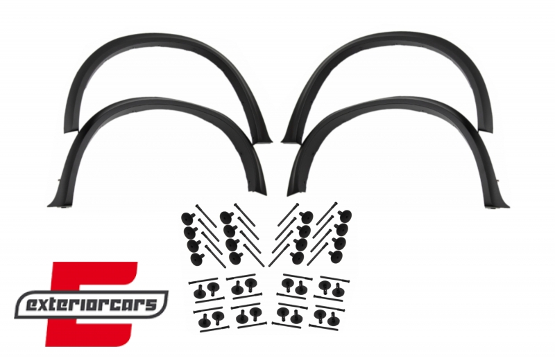 Lukovi kotača M-dizajn & 32 komada plastičnih spojnica / BMW X5 E70 (2007-2013), COWABME70CLIPS
