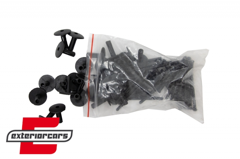 Lukovi kotača M-dizajn & 32 komada plastičnih spojnica / BMW X5 E70 (2007-2013), COWABME70CLIPS