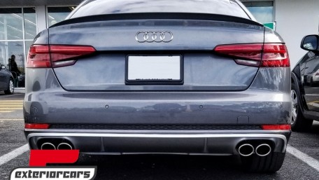 Mrežica zadnjeg branika S-line dizajn za standardni branik / Audi A4 B9 8W limuzina karavan (2016-2019), RDTAUA4B9