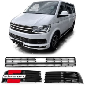 Mrežice prednjeg branika sa ACC (piano crna) / VW T6 Multivan (2015-2019), 40457