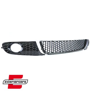 Mrežice prednjeg standardnog branika (piano crna) / VW Golf 6 (2008-2013), 1L0807653-2MOE