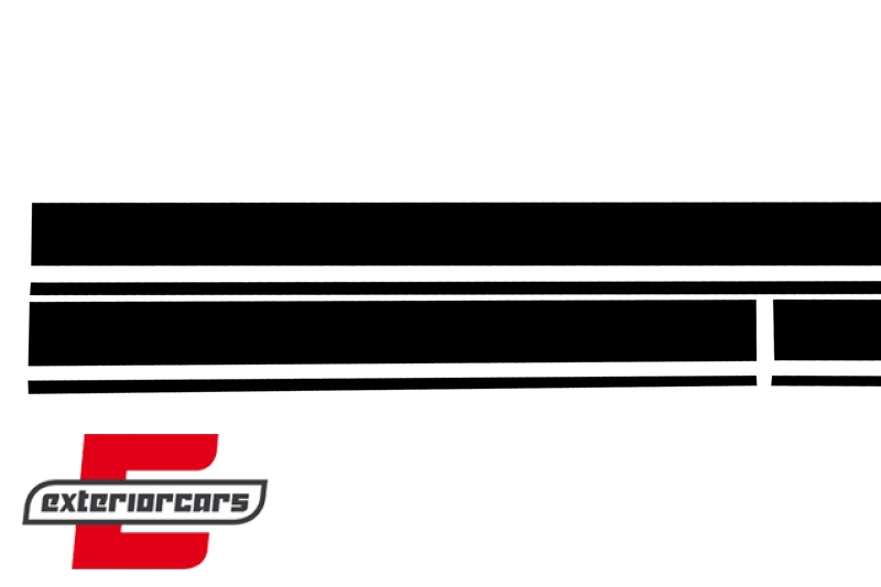 Naljepnice 45AMG dizajn Edition 1 (mat crna) / MERCEDES CLA W117 C117 X117 (2013-2016) A-klasa W176 (2012-2018), STICKERMBHMB