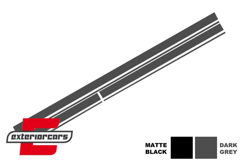 Naljepnice 45AMG dizajn Edition 1 (tamno siva) / MERCEDES CLA W117 C117 X117 (2013-2019) A klasa W176 (2012-2018), STICKERMBHDG