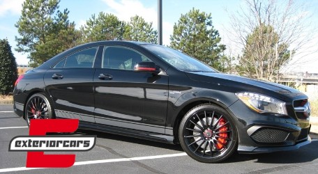 Naljepnice 45AMG Edition 1 dizajn (tamno siva) / Mercedes CLA W117 C117 X117 (2013-2019) W176 (2012-2018), COSTICKERW117DG
