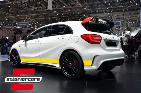 Naljepnice 45AMG Edition 1 dizajn (žuta) / Mercedes CLA W117 C117 X117 (2013-2019) W176 (2012-2018), COSTICKERW117YE