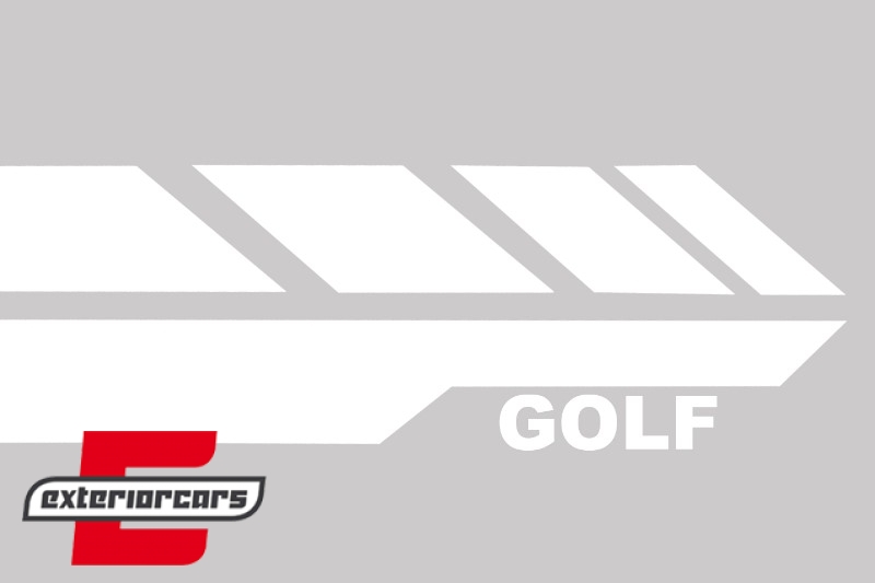 Naljepnice (bijela) / VW Golf 5 6 7 V VI VII (2003-2020), STICKERVWG5W