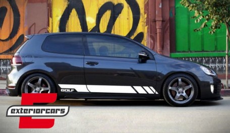 Naljepnice (bijela) / VW Golf 5 6 7 V VI VII (2003-2020), STICKERVWG5W