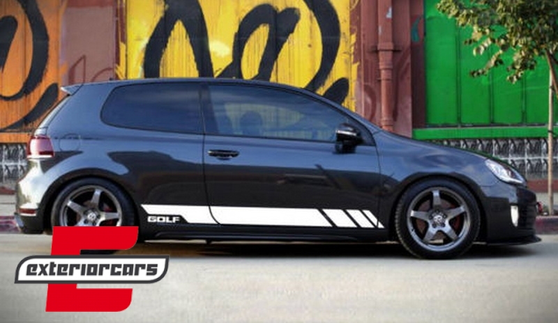 Naljepnice (bijela) / VW Golf 5 6 7 V VI VII (2003-2020), STICKERVWG5W