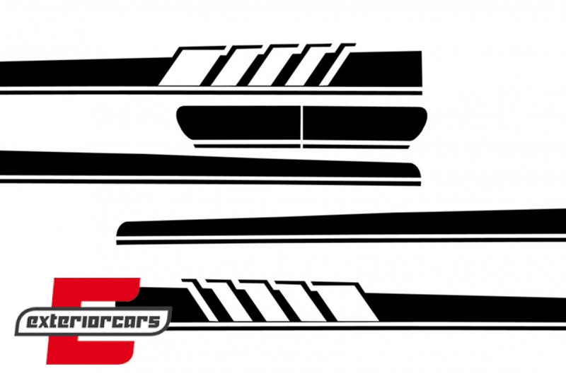Naljepnice C63 AMG Edition 1 dizajn (mat crna) / MERCEDES C-klasa C205 Coupe A205 Cabrio (2014-2020), COSTICKERC205MB