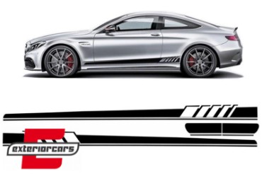 Naljepnice C63 AMG Edition 1 dizajn (mat crna) / MERCEDES C-klasa C205 Coupe A205 Cabrio (2014-), STICKERC205MB