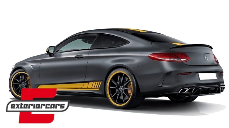 Naljepnice C63AMG Edition 1 dizajn / MERCEDES C-klasa C205 Coupe A205 Cabrio (2014-2020), COSTICKERC205YE