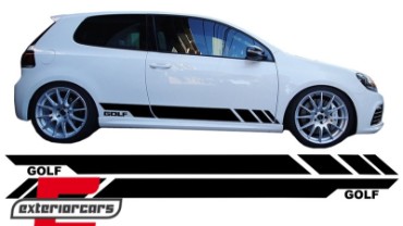 Naljepnice (crna) / VW Golf 5 6 7 V VI VII (2003-2020), STICKERVWG5B