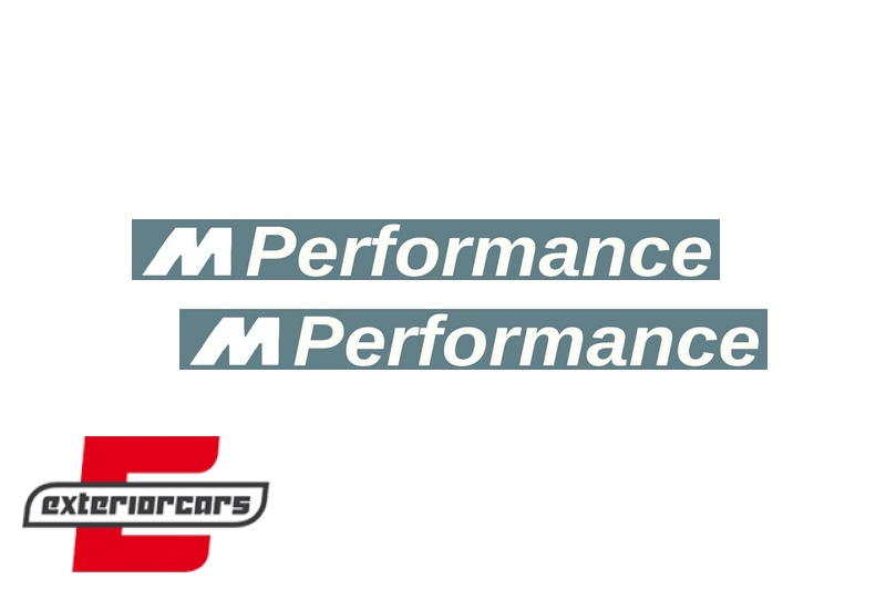Naljepnice M-Performance dizajn (mat crna) / BMW serije 3 F30 F31 (2011-2019), STICKERF30MB