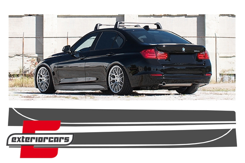 Naljepnice M-Performance dizajn (tamno siva) / BMW serije 3 F30 F31 (2011-2019), STICKERF30DG