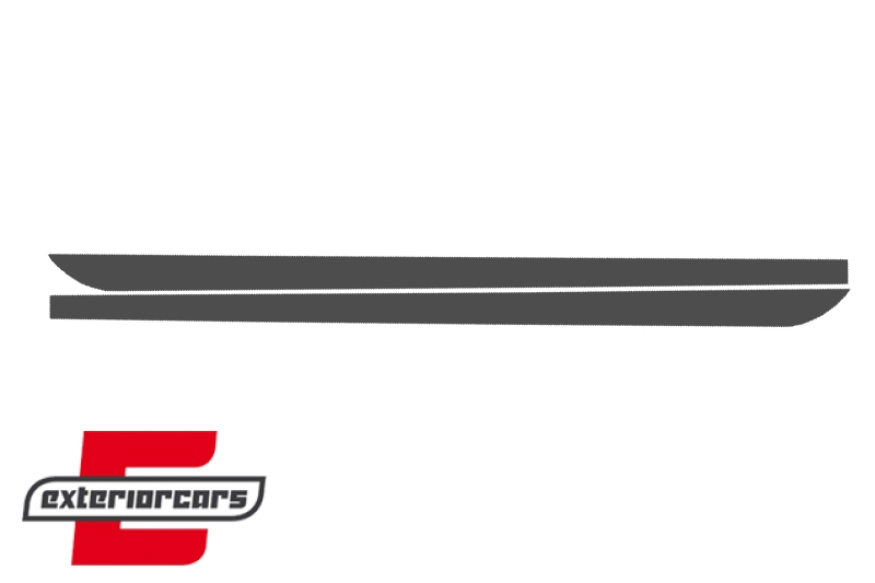 Naljepnice M-Performance dizajn (tamno siva) / BMW serije 5 F10 F11 (2011-2017), STICKERF10DG