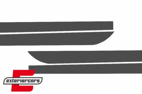 Naljepnice M-Performance dizajn (tamno siva) / BMW serije 5 F10 F11 (2011-2017), STICKERF10DG
