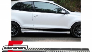 Naljepnice (mat crna) / VW POLO Golf 5 6 7 V VI VII (2003-2020), STICKERVWPOMB