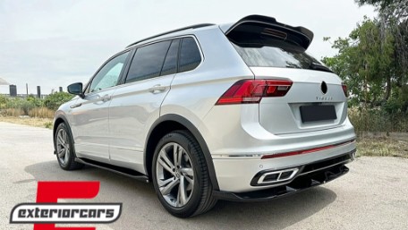 Nastavak stražnjeg branika (piano crna) / VW Tiguan II Mk2 R/ R Line Facelift (2020-2023), RBSVWTIRL