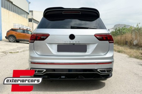 Nastavak stražnjeg branika (piano crna) / VW Tiguan II Mk2 R/ R Line Facelift (2020-2023), RBSVWTIRL