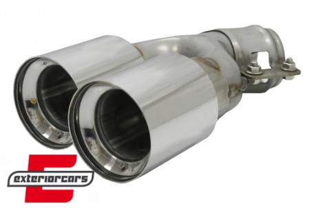 Nastavci auspuha 540i dizajn (chrome) / BMW serije 5 G30 G31 G38 serije 6 G32 (2016-2020), TY-BM5SG30