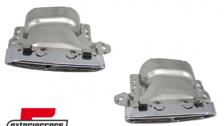 Nastavci auspuha A45 CLA45 AMG dizajn (chrome) / Mercedes A-klasa W176 (2012-2018) CLA W117 C117 (2012-2018), TY-W176-A45