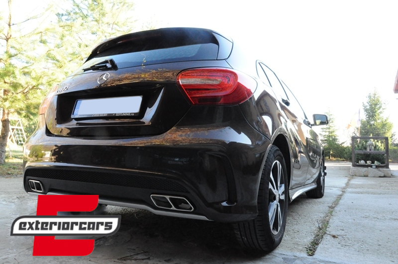 Nastavci auspuha A45 CLA45 AMG dizajn (chrome) / Mercedes A-klasa W176 (2012-2018) CLA W117 C117 (2012-2018), TY-W176-A45
