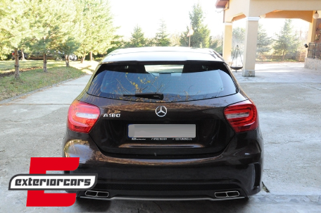 Nastavci auspuha A45 CLA45 AMG dizajn (chrome) / Mercedes A-klasa W176 (2012-2018) CLA W117 C117 (2012-2018), TY-W176-A45
