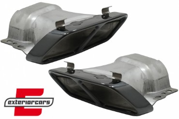 Nastavci auspuha A45 CLA45 AMG dizajn (crna) / Mercedes A-klasa W176 (2012-2018) CLA W117 C117 (2012-2018), TY-W176-A45B