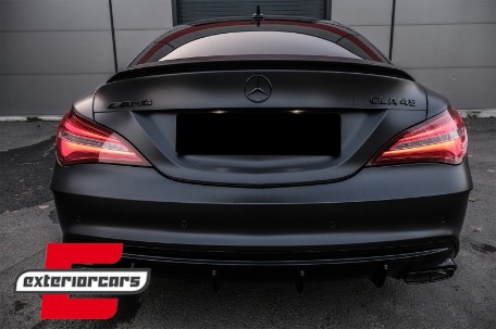 Nastavci auspuha A45 CLA45 AMG dizajn (crna) / Mercedes A-klasa W176 (2012-2018) CLA W117 C117 (2012-2018), TY-W176-A45B