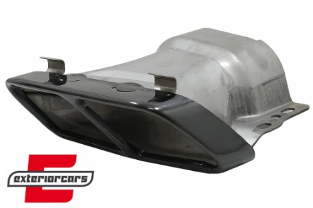 Nastavci auspuha A45 CLA45 AMG dizajn (crna) / Mercedes A-klasa W176 (2012-2018) CLA W117 C117 (2012-2018), TY-W176-A45B