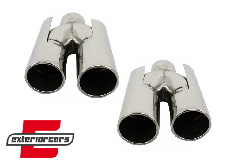 Nastavci auspuha Ac Schnitzer dizajn (chrome) / BMW E60 E90 E92 E93 F10 F30 M3 M5 M6, TY-E174