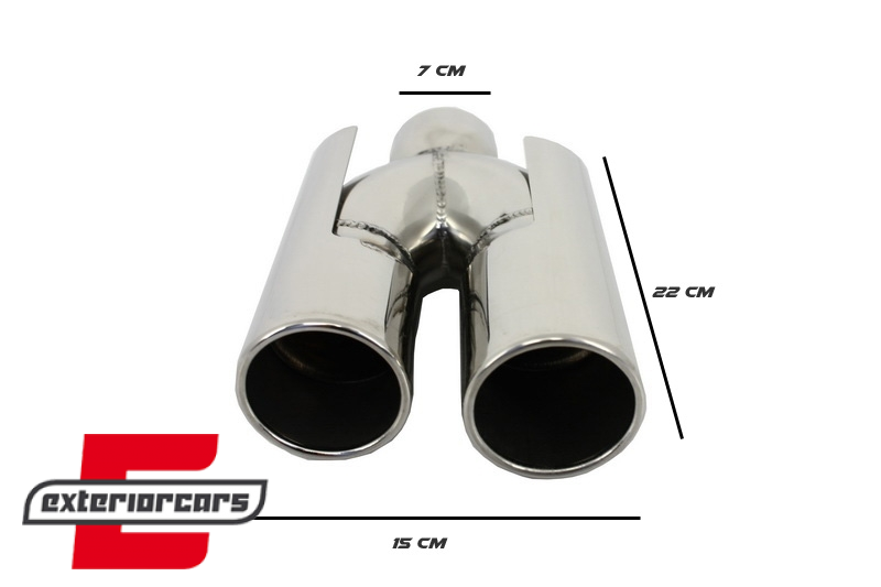 Nastavci auspuha Ac Schnitzer dizajn (chrome) / BMW E60 E90 E92 E93 F10 F30 M3 M5 M6, TY-E174