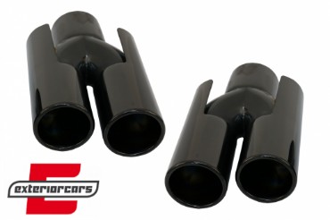 Nastavci auspuha Ac Schnitzer dizajn (crna) / BMW E60 E90 E92 E93 F10 F30 M3 M5 M6, TY-E174B