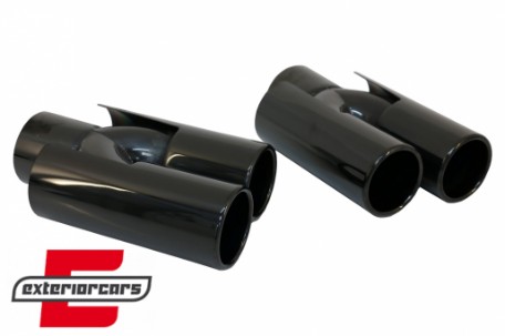 Nastavci auspuha Ac Schnitzer dizajn (crna) / BMW E60 E90 E92 E93 F10 F30 M3 M5 M6, TY-E174B