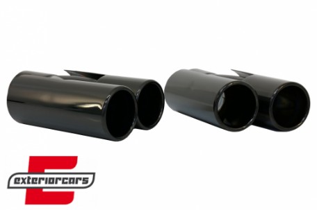 Nastavci auspuha Ac Schnitzer dizajn (crna) / BMW E60 E90 E92 E93 F10 F30 M3 M5 M6, TY-E174B