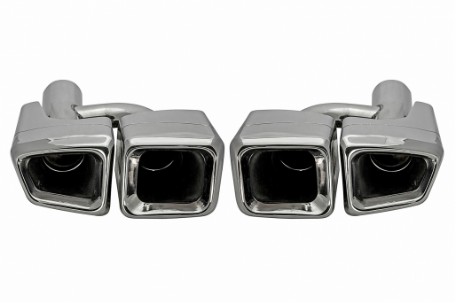 Nastavci auspuha AMG dizajn (chrome) / Mercedes C-klasa E-klasa S-klasa CLS SL SLK W204 W211 W221 W219 E63 W212, TY-D001N2