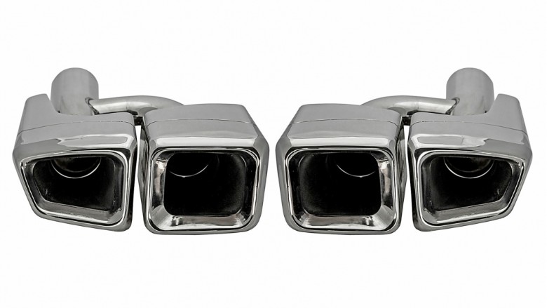 Nastavci auspuha AMG dizajn (chrome) / Mercedes C-klasa E-klasa S-klasa CLS SL SLK W204 W211 W221 W219 E63 W212, TY-D001N2