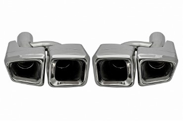 Nastavci auspuha AMG dizajn (chrome) / Mercedes C-klasa E-klasa S-klasa CLS SL SLK W204 W211 W221 W219 E63 W212, TY-D001N2