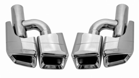 Nastavci auspuha AMG dizajn (chrome) / Mercedes C-klasa E-klasa S-klasa CLS SL SLK W204 W211 W221 W219 E63 W212, TY-D001N2