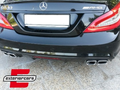 Nastavci auspuha AMG dizajn (chrome) / Mercedes S63 E63 W221 W164 W166 W212 W218 S-klasa E-klasa CLS ML, TY-E63