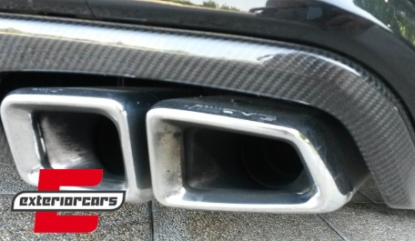 Nastavci auspuha AMG dizajn (chrome) / Mercedes S63 E63 W221 W164 W166 W212 W218 S-klasa E-klasa CLS ML, TY-E63