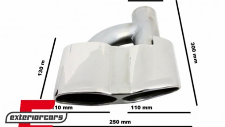 Nastavci auspuha AMG dizajn (chrome) / Mercedes W221 W164 W166 W211 W212 W216 W230 W231 A209 C209, TY-S65