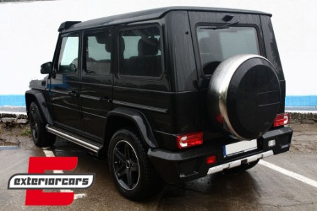 Nastavci auspuha AMG dizajn (crna) / Mercedes G-klasa W463 G500 G55 G63 G65 (1998-2018), TY-W463B